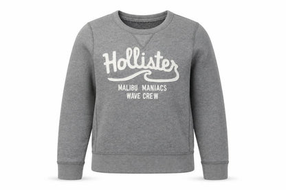 Womens UK Size S Hollister Grey Pullover Sweatshirt