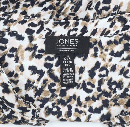 Womens UK Size L Jones New York Multicoloured Tunic Blouse