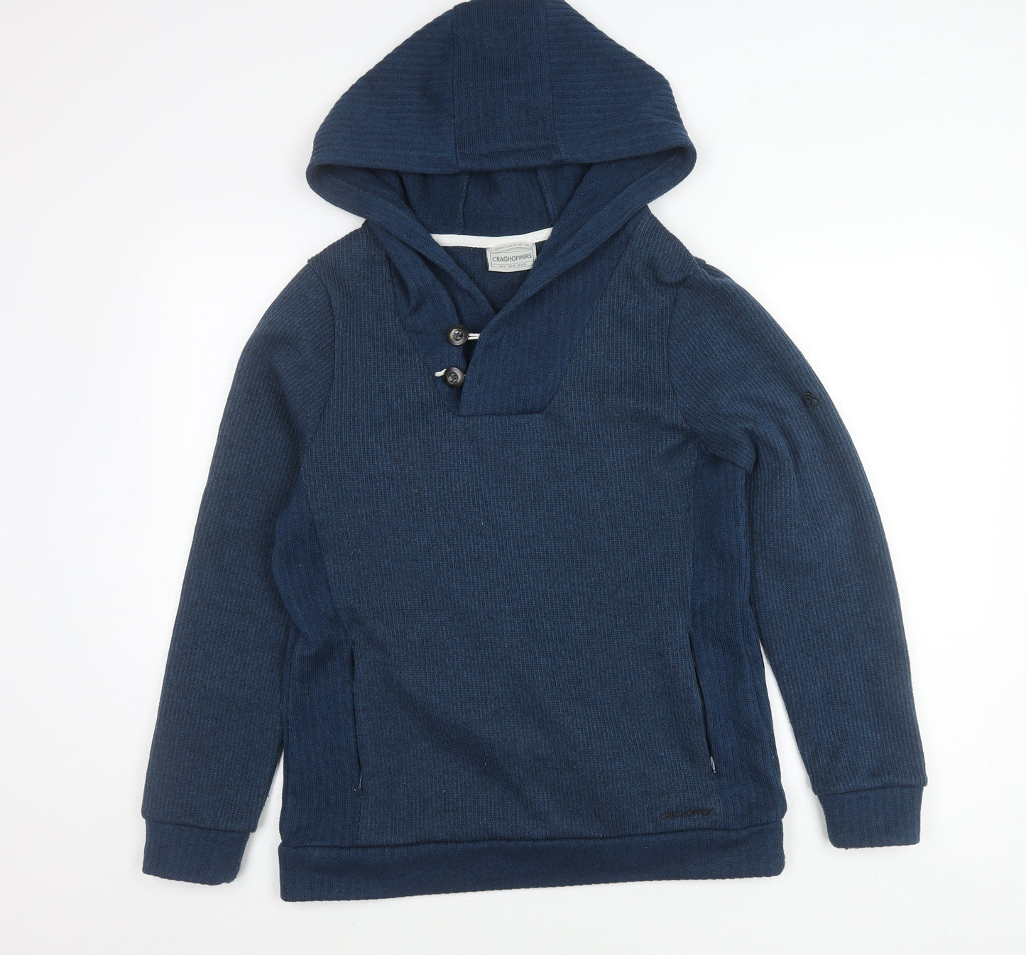 Mens UK Size M Craghoppers Blue Pullover Hoodie