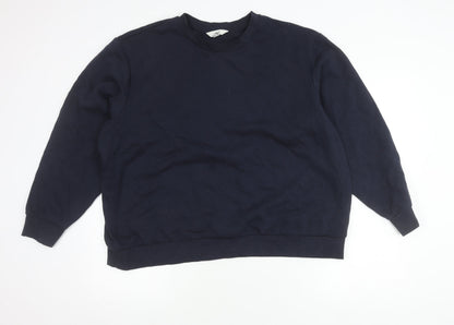 Womens UK Size XL Marks and Spencer Blue Pullover Sweatshirt