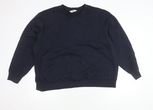 Womens UK Size XL Marks and Spencer Blue Pullover Sweatshirt
