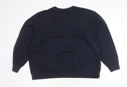 Womens UK Size XL Marks and Spencer Blue Pullover Sweatshirt