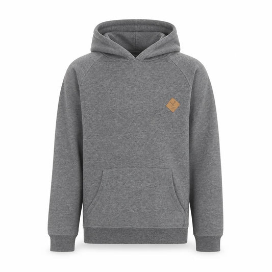 Mazine Boys Grey Pullover Hoodie 15-16 Yrs Regular Fit Cotton Blend
