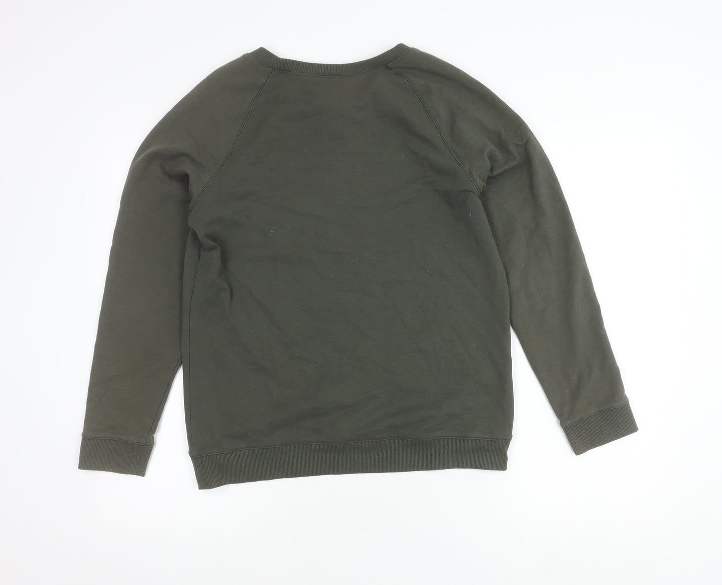 Decathlon Women's Green Pullover Sweatshirt Size M Crew Neck Casual