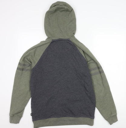 Vans Men’s Green Grey Pullover Hoodie Small Authentic 66 Logo