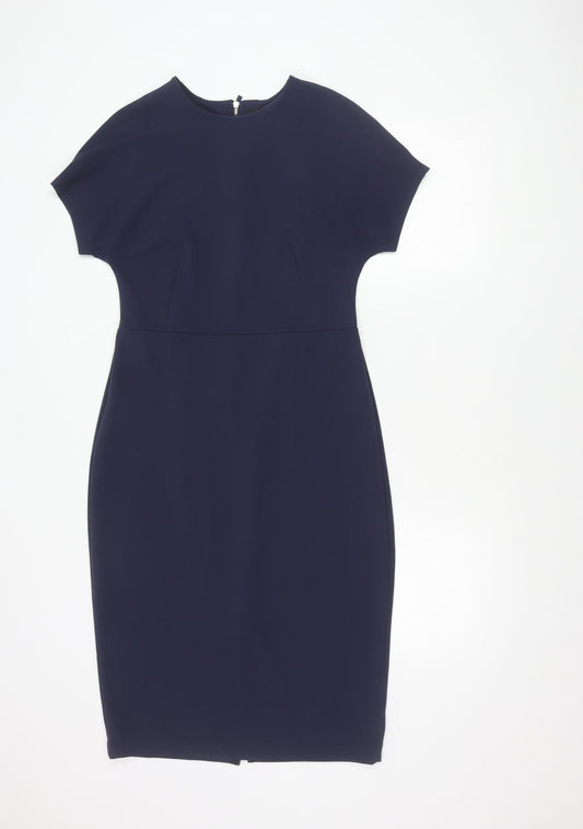 Next Women’s Blue Sheath Knee Length Dress Size 12