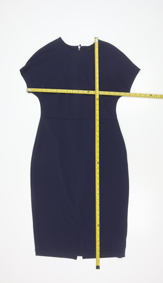 Next Women’s Blue Sheath Knee Length Dress Size 12