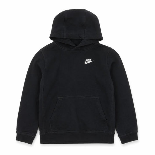 Nike Boys Black Pullover Hoodie Size 13 Years Sports Logo Sweatshirt
