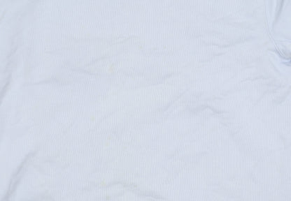 Nike Women’s Blue Pullover Sweatshirt L Cotton Blend Logo