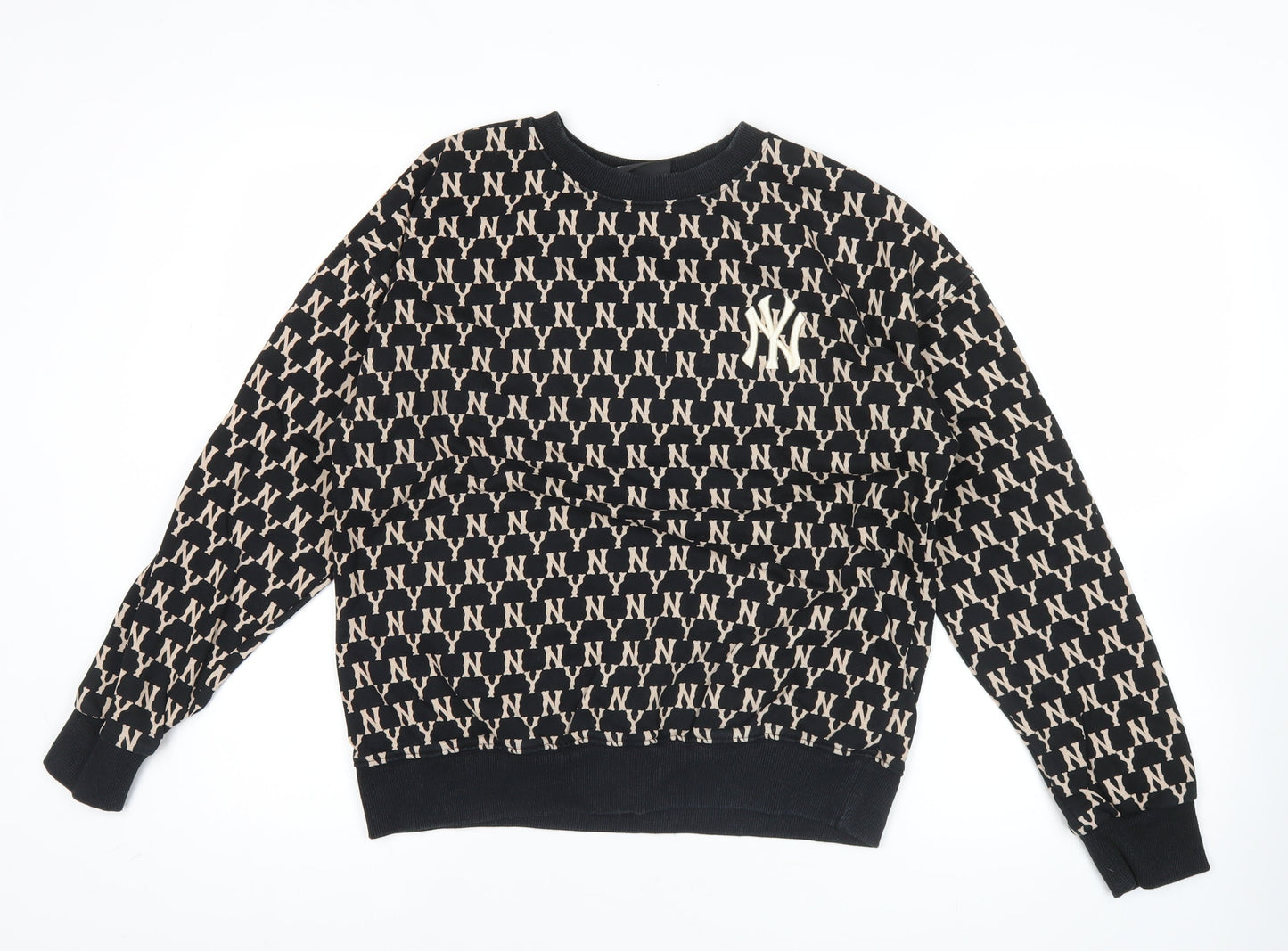 Mens UK Size S MLB Black Pullover Sweatshirt