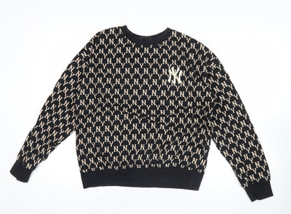 Mens UK Size S MLB Black Pullover Sweatshirt