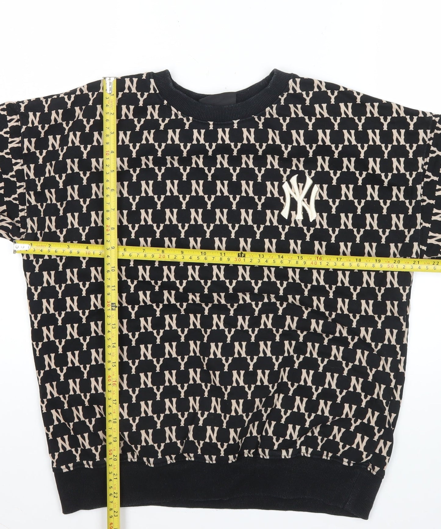 Mens UK Size S MLB Black Pullover Sweatshirt