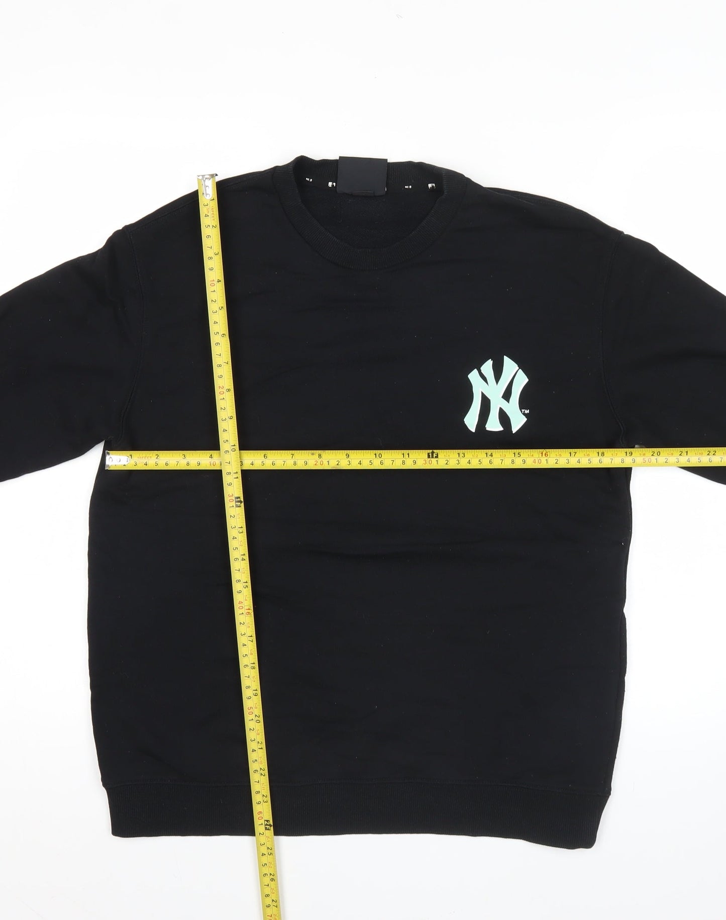 Mens UK Size S MLB Black Pullover Sweatshirt