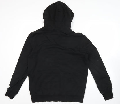 Mens UK Size L PUMA Black Pullover Hoodie
