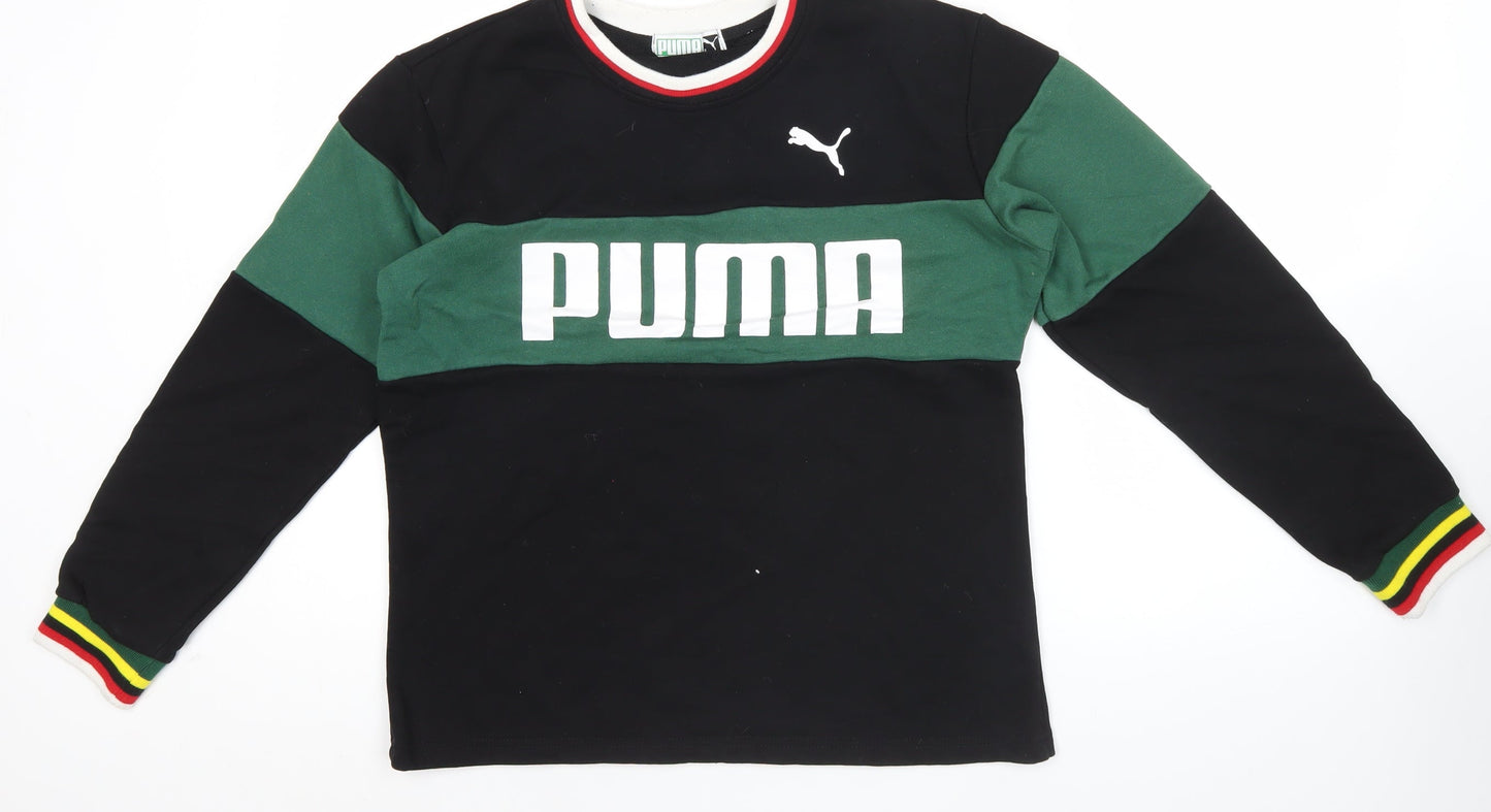 Mens UK Size M PUMA Multicoloured Pullover Sweatshirt