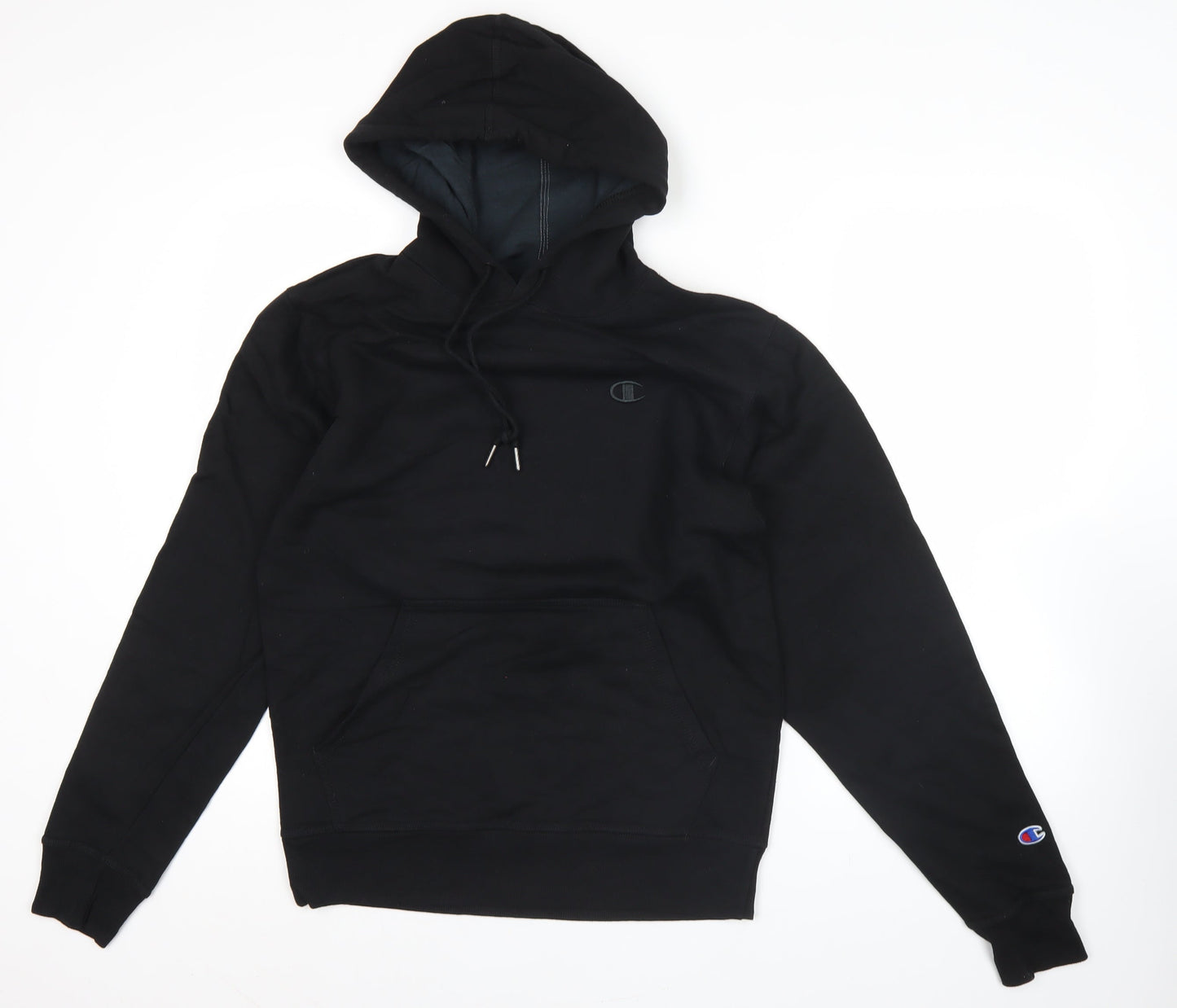 Mens UK Size S Champion Black Pullover Hoodie