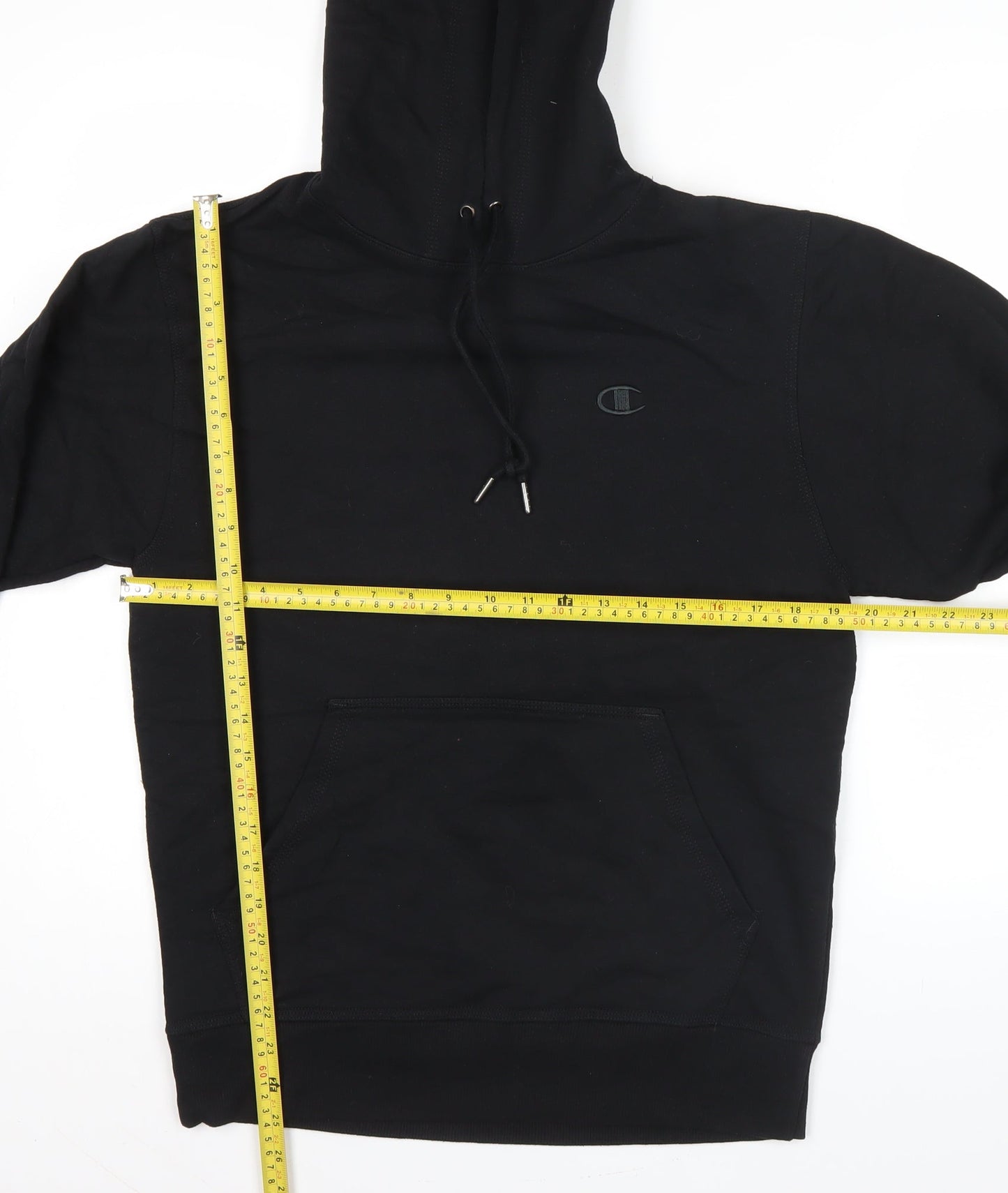 Mens UK Size S Champion Black Pullover Hoodie