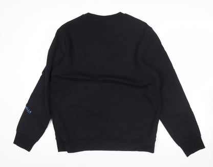 Mens UK Size L FILA Black Pullover Sweatshirt