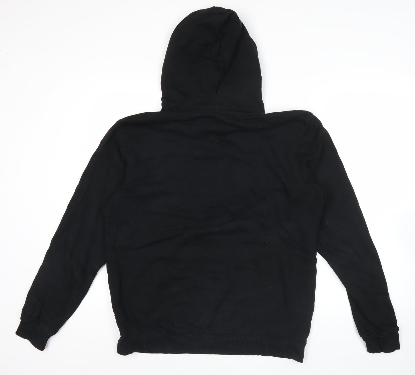 Mens UK Size L PUMA Black Pullover Hoodie