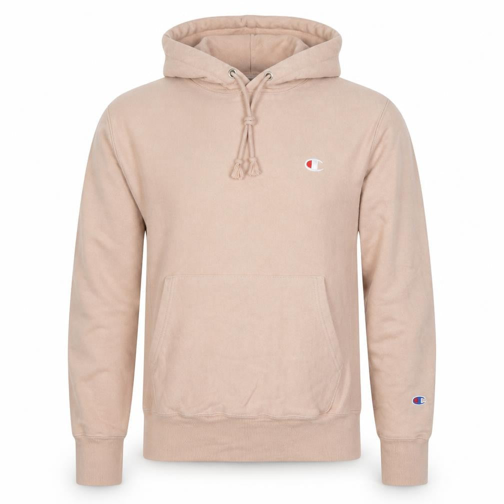 Mens UK Size S Champion Beige Pullover Hoodie