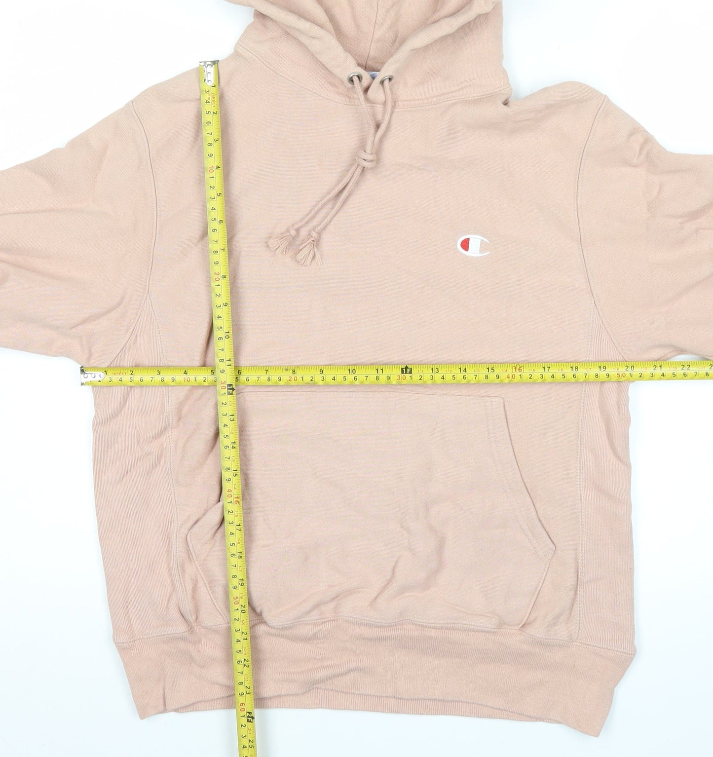 Mens UK Size S Champion Beige Pullover Hoodie