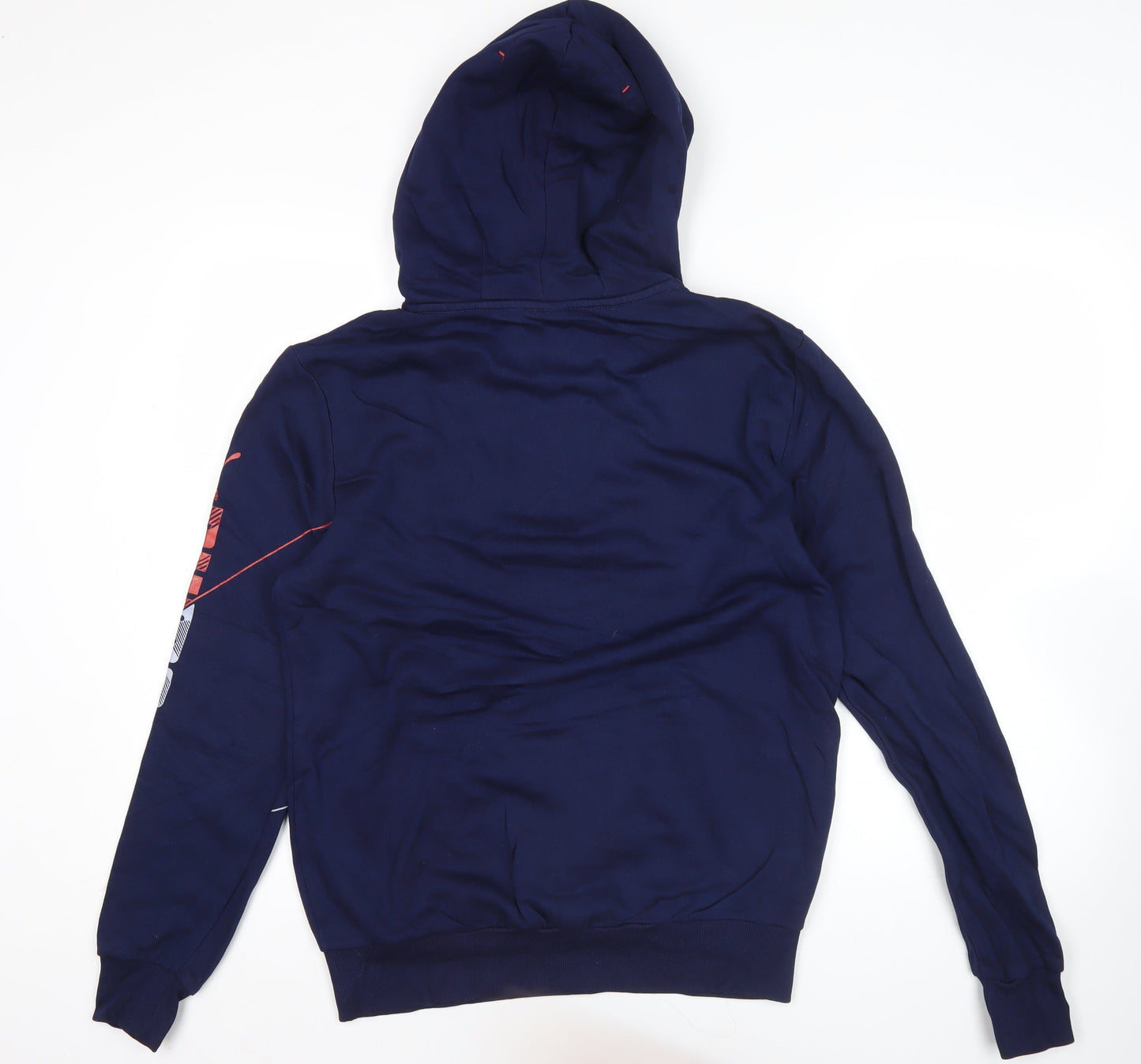 Mens UK Size M PUMA Blue Henley Hoodie