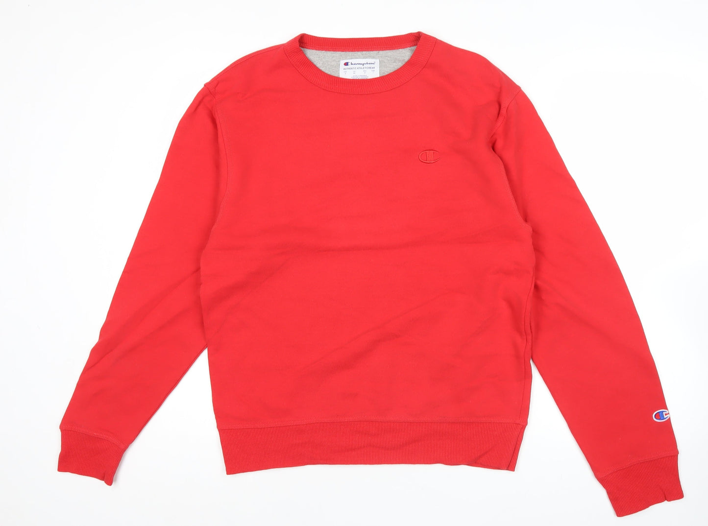 Mens UK Size S Champion Red Pullover Sweatshirt