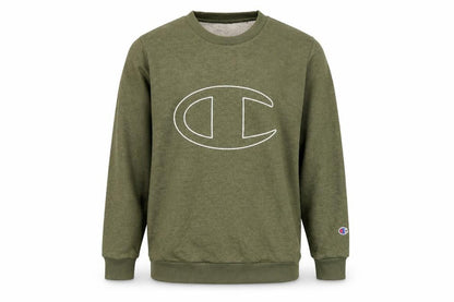 Mens UK Size M Champion Green Pullover Sweatshirt