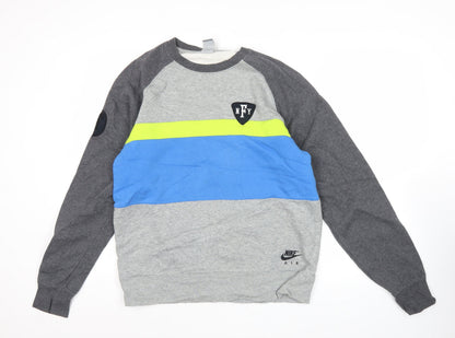 Mens UK Size L Nike Multicoloured Pullover Sweatshirt