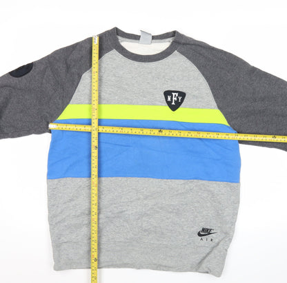 Mens UK Size L Nike Multicoloured Pullover Sweatshirt