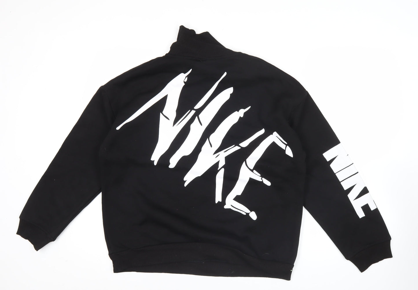 Mens UK Size M Nike Black Pullover Sweatshirt