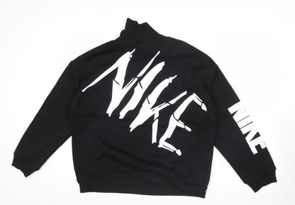 Mens UK Size M Nike Black Pullover Sweatshirt
