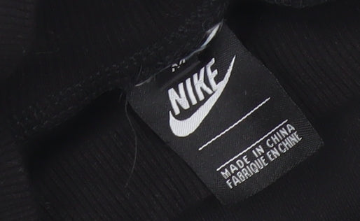 Mens UK Size M Nike Black Pullover Sweatshirt