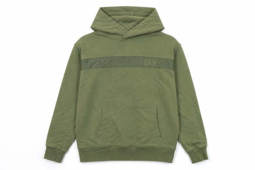 Mens UK Size XS Gap Green Pullover Hoodie