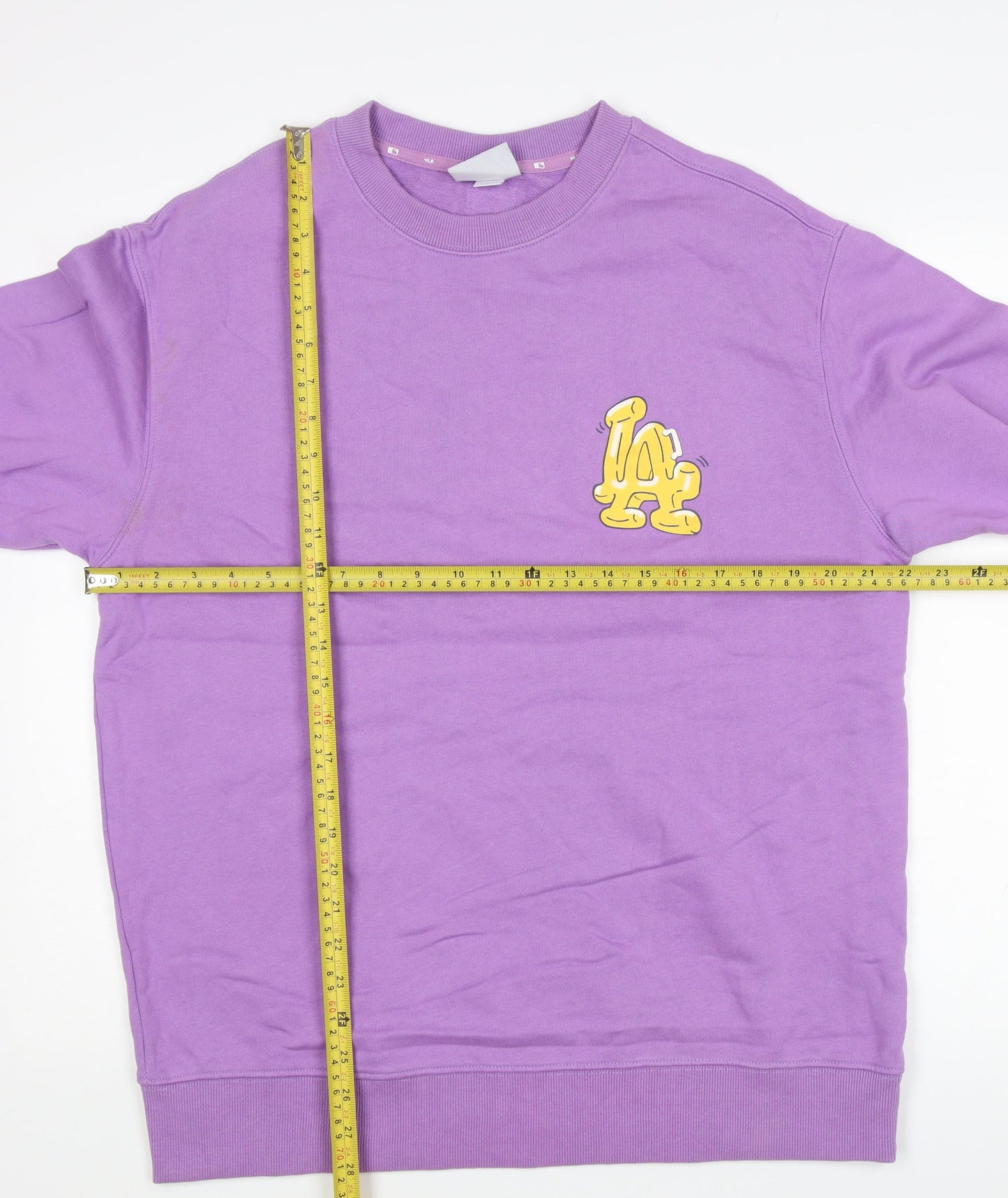 Mens UK Size L MLB Purple Pullover Sweatshirt