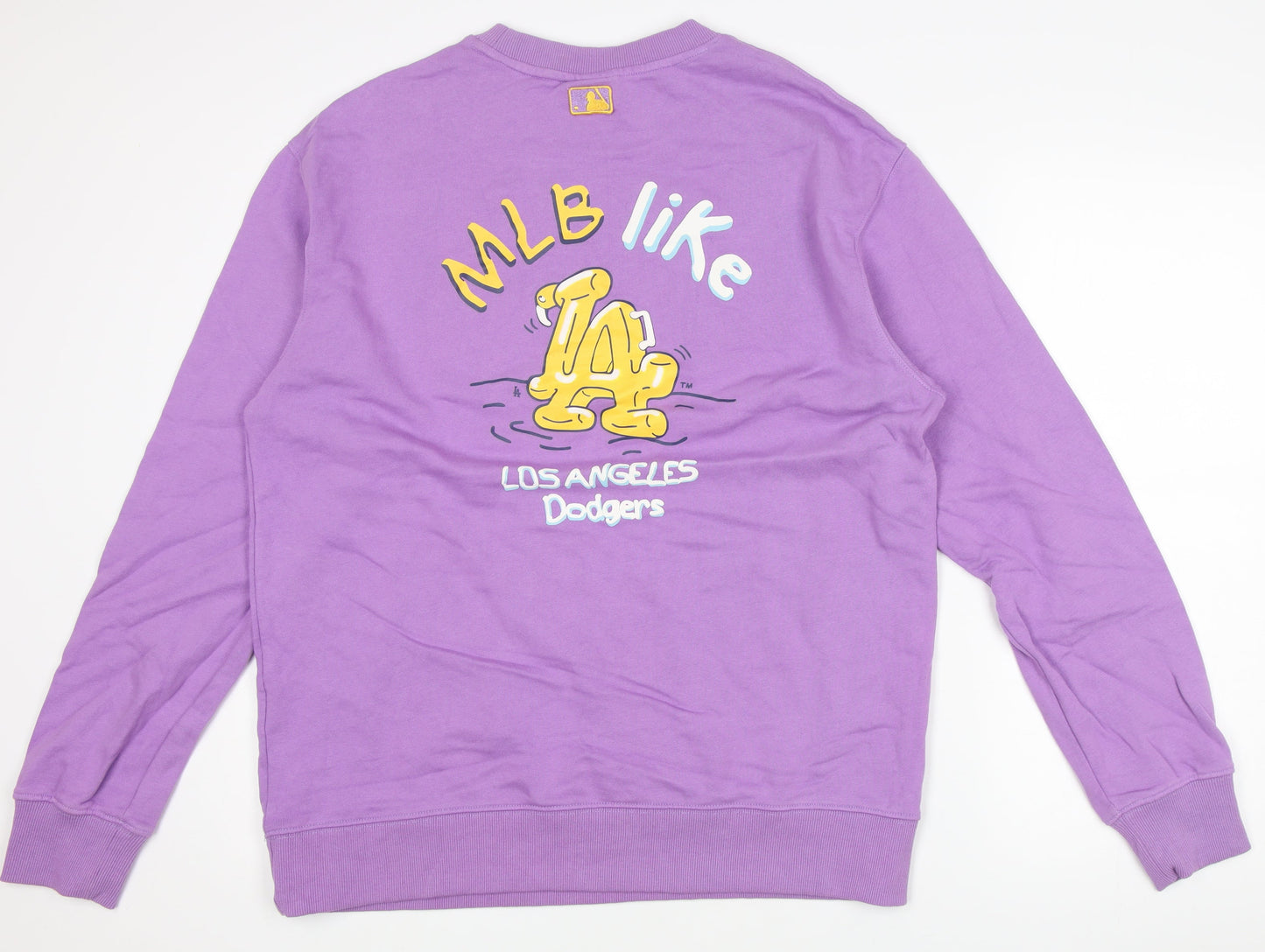 Mens UK Size L MLB Purple Pullover Sweatshirt