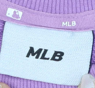 Mens UK Size L MLB Purple Pullover Sweatshirt