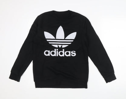 Mens UK Size XS adidas Black Pullover Sweatshirt
