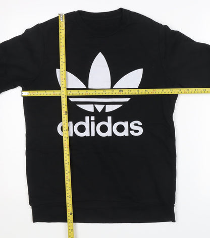 Mens UK Size XS adidas Black Pullover Sweatshirt