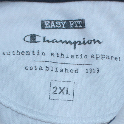 Champion Men's White 2XL Polo Shirt Regular Fit Short Sleeve