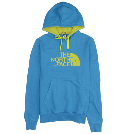 The North Face Men’s Blue Pullover Hoodie Small Logo Outdoor Sports