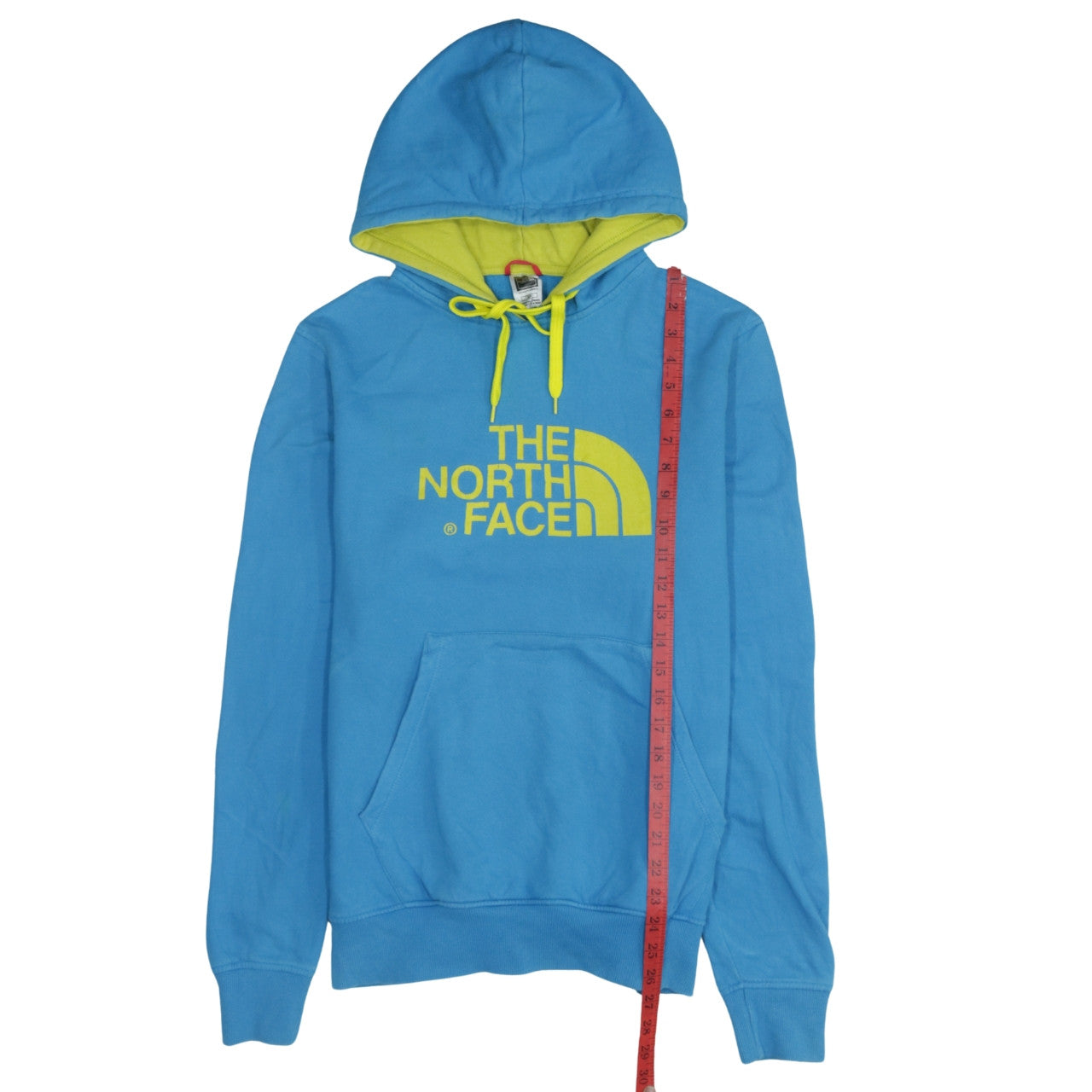 The North Face Men’s Blue Pullover Hoodie Small Logo Outdoor Sports
