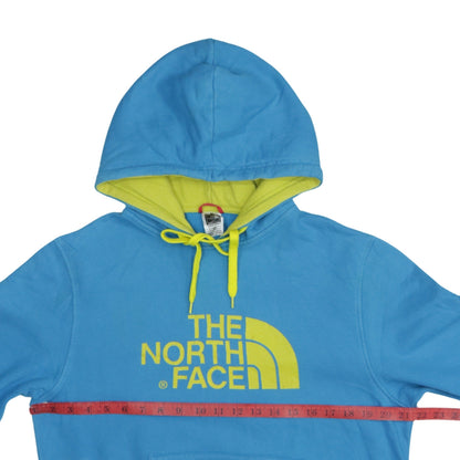 The North Face Men’s Blue Pullover Hoodie Small Logo Outdoor Sports