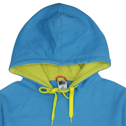 The North Face Men’s Blue Pullover Hoodie Small Logo Outdoor Sports