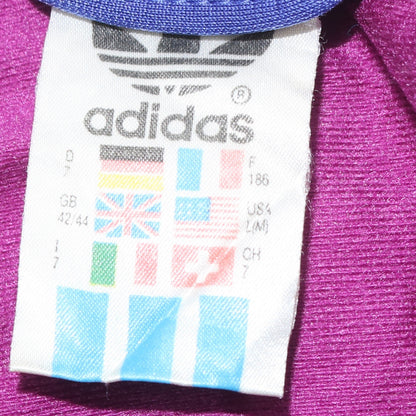 Adidas Mens 90s Retro Track Jacket White Purple Green L