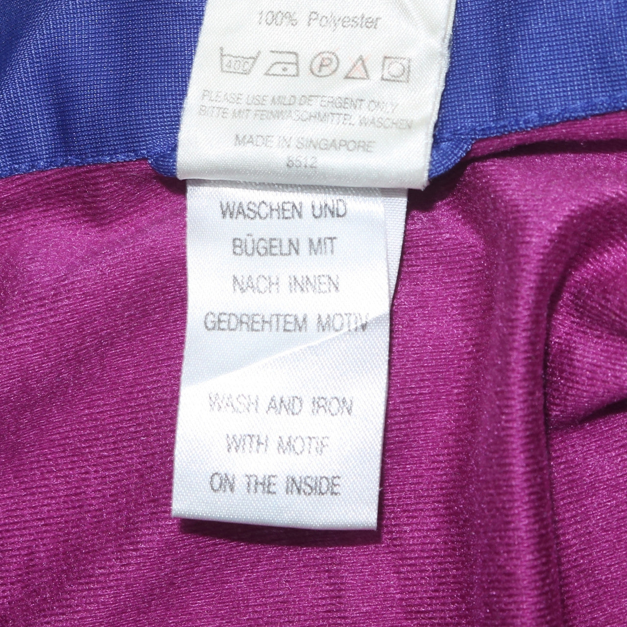 Adidas Mens 90s Retro Track Jacket White Purple Green L