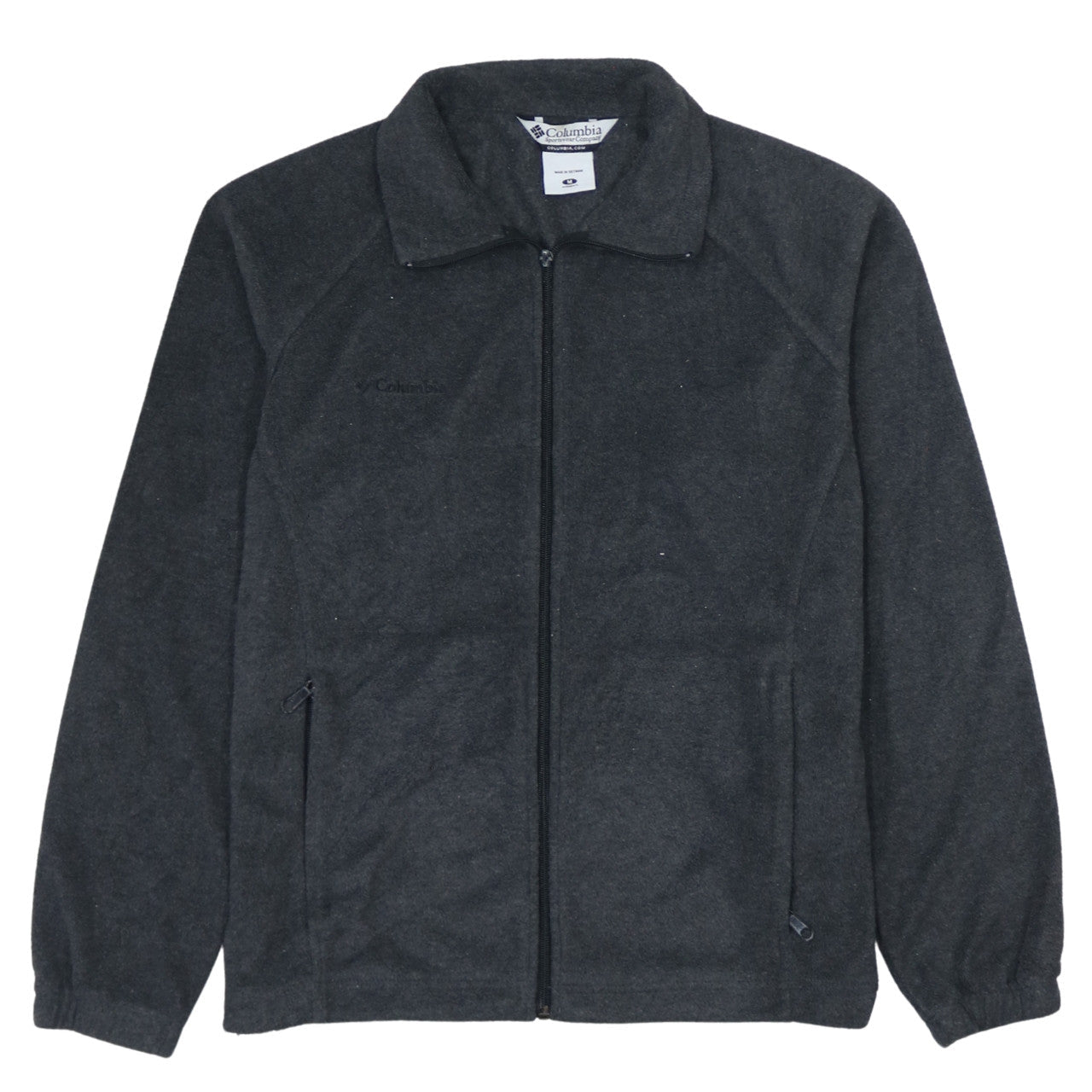 Columbia Women's Black Fleece Jacket Size M Full Zip Outdoor