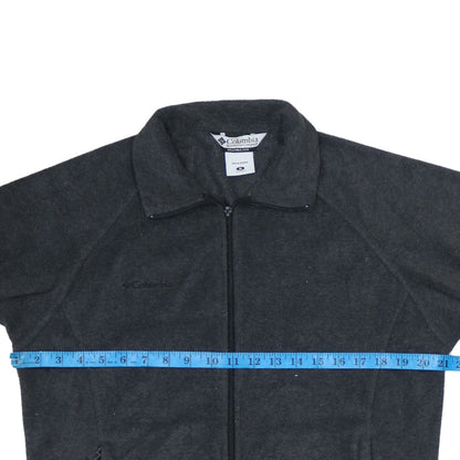 Columbia Women's Black Fleece Jacket Size M Full Zip Outdoor