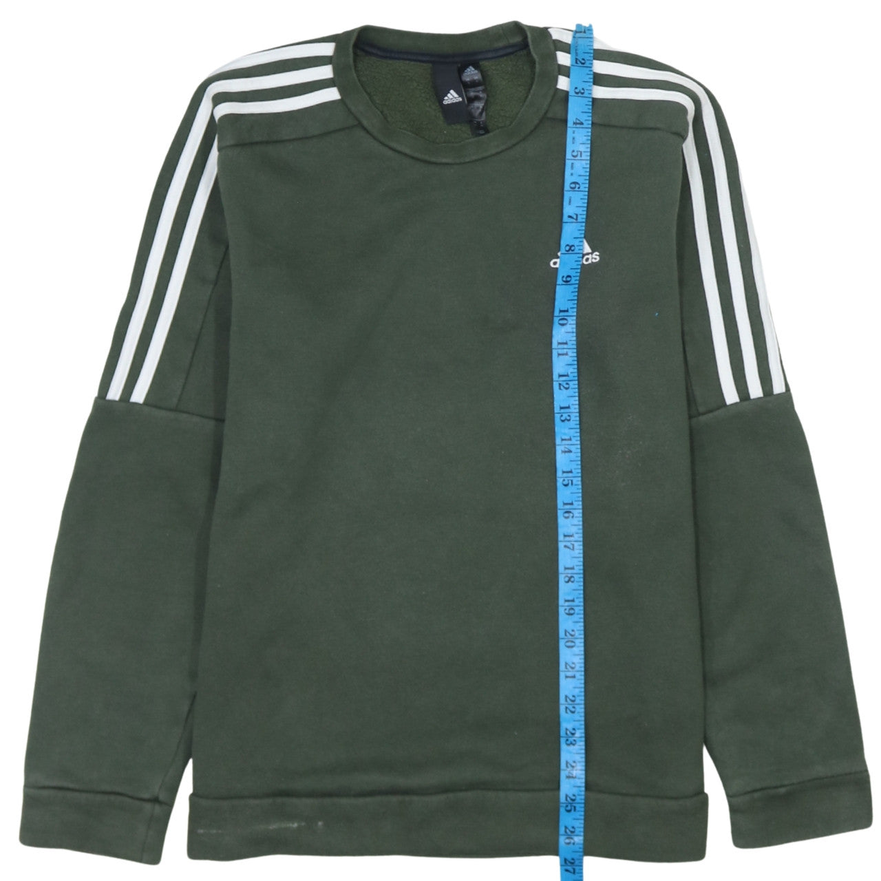 Mens UK Size S adidas Green Pullover Sweatshirt