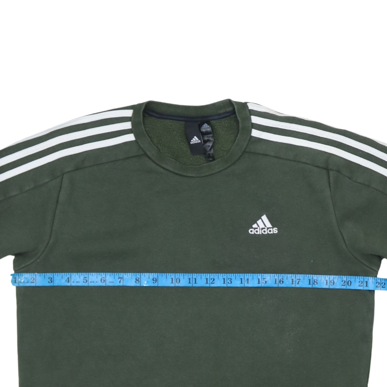 Mens UK Size S adidas Green Pullover Sweatshirt